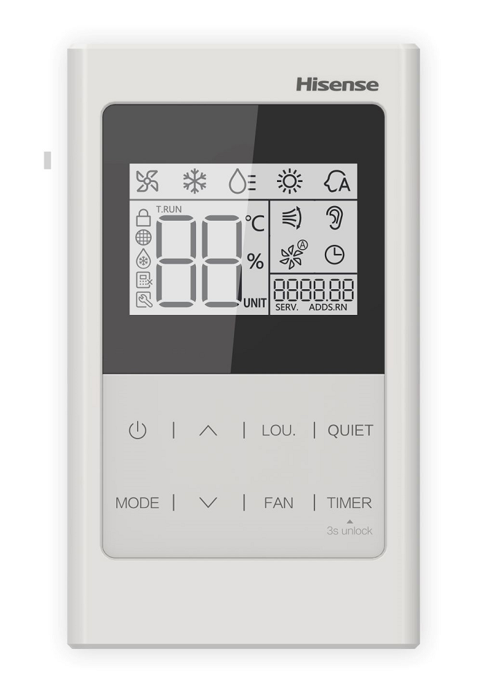 HYXE-S01H Hisense Hotelfernbedienung